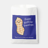 ピーナッツ誕生日パーティーキッズかわいいナッツ漫画 フェイバーバッグ (正面)