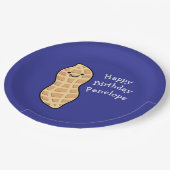 ピーナッツ誕生日パーティーキッズかわいいナッツ漫画 ペーパープレート (アングル)