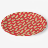 ピーナッツ誕生日パーティーキッズかわいいナッツ漫画 ペーパープレート (アングル)