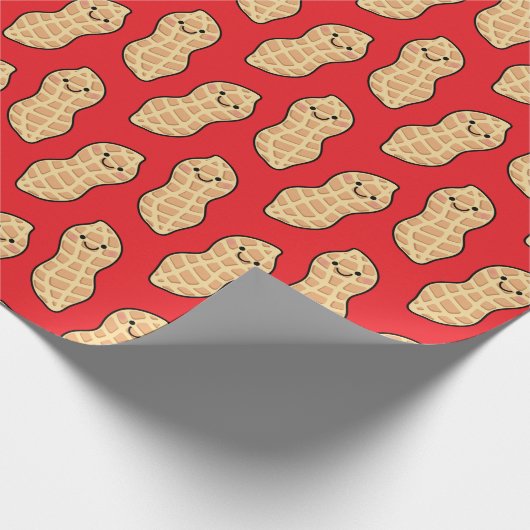 ピーナッツ誕生日パーティーキッズかわいいナッツ漫画 ラッピングペーパー (角)