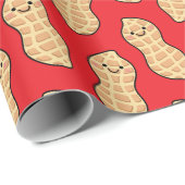 ピーナッツ誕生日パーティーキッズかわいいナッツ漫画 ラッピングペーパー (ロールコーナー)