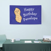 ピーナッツ誕生日パーティーキッズかわいいナッツ漫画 横断幕 (トレードショー)