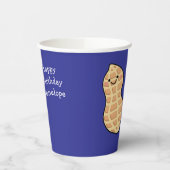 ピーナッツ誕生日パーティーキッズかわいいナッツ漫画 紙コップ (左)