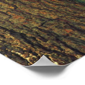 ピーナッツ野生動物アートを持つリス ポスター (角)