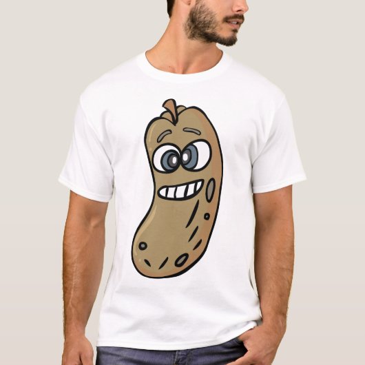 ピーナッツ顔ナッティユーモア Tシャツ (正面)