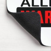 ピーナッツ・アレル警告ギー マウスパッド (コーナー)