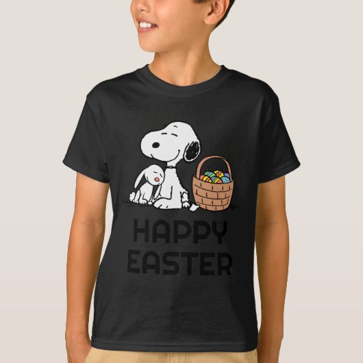 ピーナッツ イースターおめでとう Tシャツ (正面)