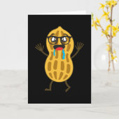 ピーナッツ カード (黄色い花)