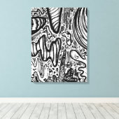 ピーナッツ キャンバスプリント (インサイチュ (ウッドフロア))