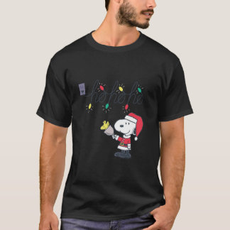 ピーナッツ クリスマス サンタ スヌーピー ホホホ  Tシャツ