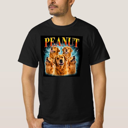 ピーナッツ ゴールデンレトリバー Tシャツ (正面)