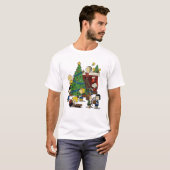 ピーナッツ スヌーピー クリスマス Tシャツ (正面フル)