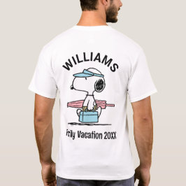 ピーナッツ | スヌーピー ビーチ ウォーク ファミリー バケーション Tシャツ
