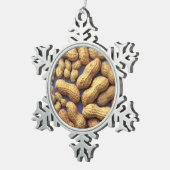 ピーナッツ スノーフレークピューターオーナメント (右)