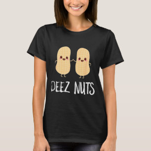 ピーナッツ フード おもしろ かわいい メメ ディーズナッツ ジョーク Tシャツ