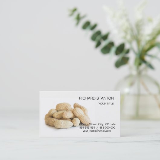 ピーナッツ 名刺 (スタンド正面)