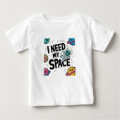 ピーナッツ – 私は私の宇宙Tシャツが必要 ベビーTシャツ (正面)