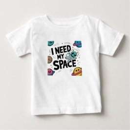 ピーナッツ – 私は私の宇宙Tシャツが必要 ベビーTシャツ