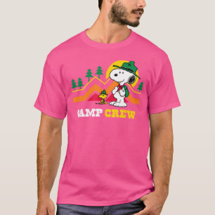 ピーナッツ – SnoopyとWoodstock Beagle Scouts Camp Tシャツ