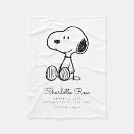 ピーナッツ | Snoopyベビー フリースブランケット