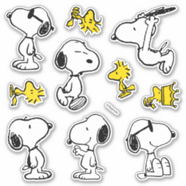 ピーナッツ | Snoopy & Woodstock シール