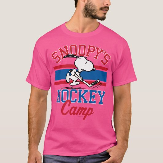 ピーナッツ – Snoopy'S Hockey Camp Tシャツ (正面)