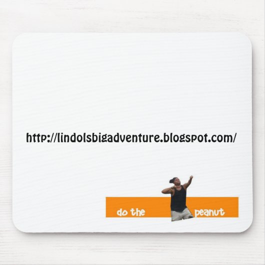 ピーナツをして下さい マウスパッド (正面)