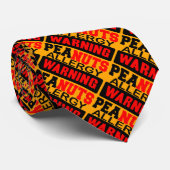 ピーナツアレルギーの警告 ネクタイ (ロール)