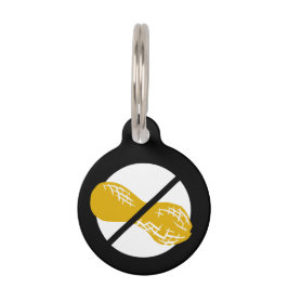 ピーナツアレルギーはパーソナライズな緊急の接触をからかいます ペット　ネームタグ