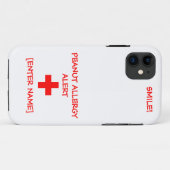 ピーナツアレルギー警報iPhoneの場合 Case-Mate iPhoneケース (裏面(横))
