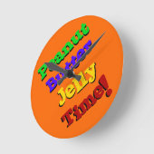 ピーナツバターゼリー時間 – 時計 (傾斜)