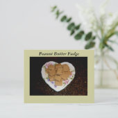 ピーナツバターフッジレシピカード ポストカード (スタンド正面)
