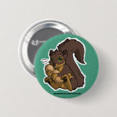 ピーナツボタン 缶バッジ (正面&裏面)