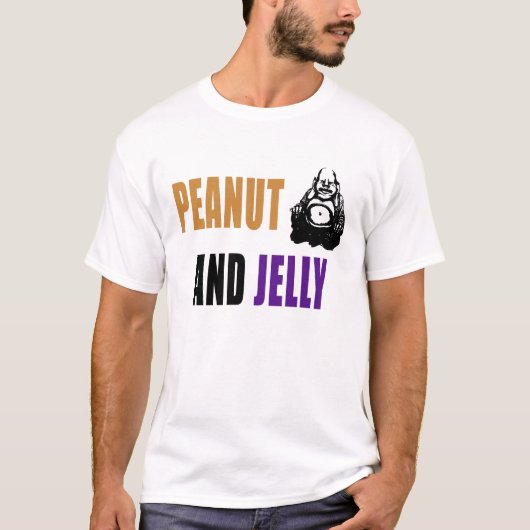 ピーナツ仏及びゼリー Tシャツ (正面)