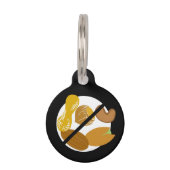 ピーナツ及び木のナットのアレルギーの子供の緊急の接触 ペット ネームタグ (正面)