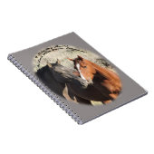 ピーナツ及びSurmaの砂の洗面器の種馬 ノートブック (右側)