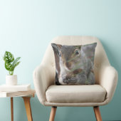 ピーナツ生意気な装飾者を持つかわいいリス クッション (椅子)