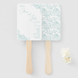 ピーニーエレガンス結婚式 プログラム ハンドファン