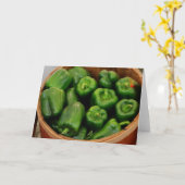 ピーパーズノートカードのバスケット カード (黄色い花)