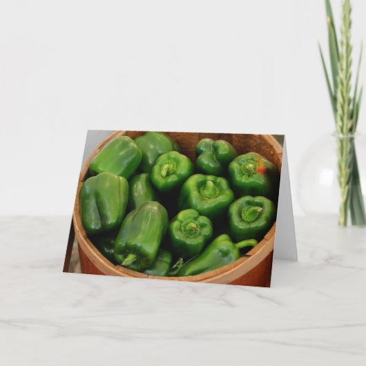 ピーパーズノートカードのバスケット カード (正面)