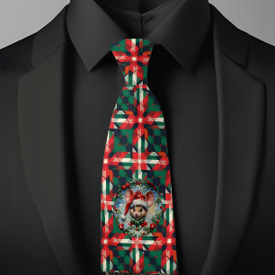 ピーピングマウスクリスマス ネクタイ