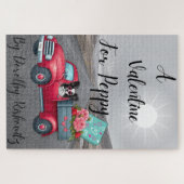 ピーピーのためのバレンタインパズル ジグソーパズル (横)