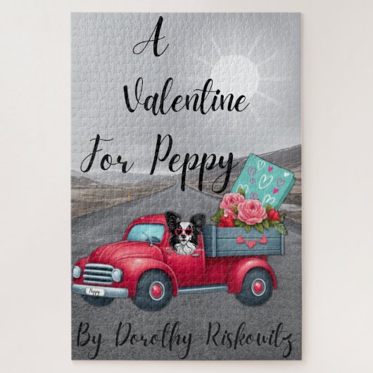 ピーピーのためのバレンタインパズル ジグソーパズル (縦)