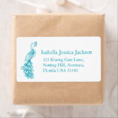 ピーフクロウ/ピーコック返却返信ラベル ラベル (インサイチュ)