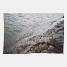 ピーブルズアットザビーチ キッチンタオル