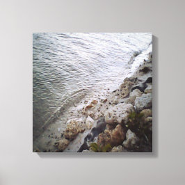 ピーブルズアットザビーチ キャンバスプリント