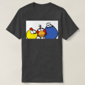 ピープとビッグワイド世界 Tシャツ (デザイン正面)