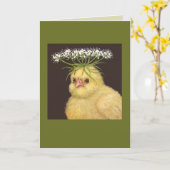 ピープカードをパティと鳴らす カード (黄色い花)