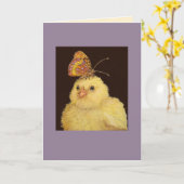 ピープカードを押し上げる カード (黄色い花)