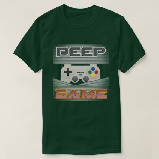 ピープゲームTシャツ Tシャツ (デザイン正面)